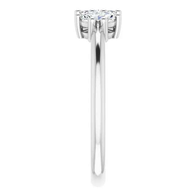 0.60 ct. Marquise Diamond Wedding Band 3 Stone Anniversary Ring