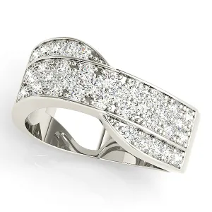 0.75 ctw Round Diamond Wide Anniversary Ring