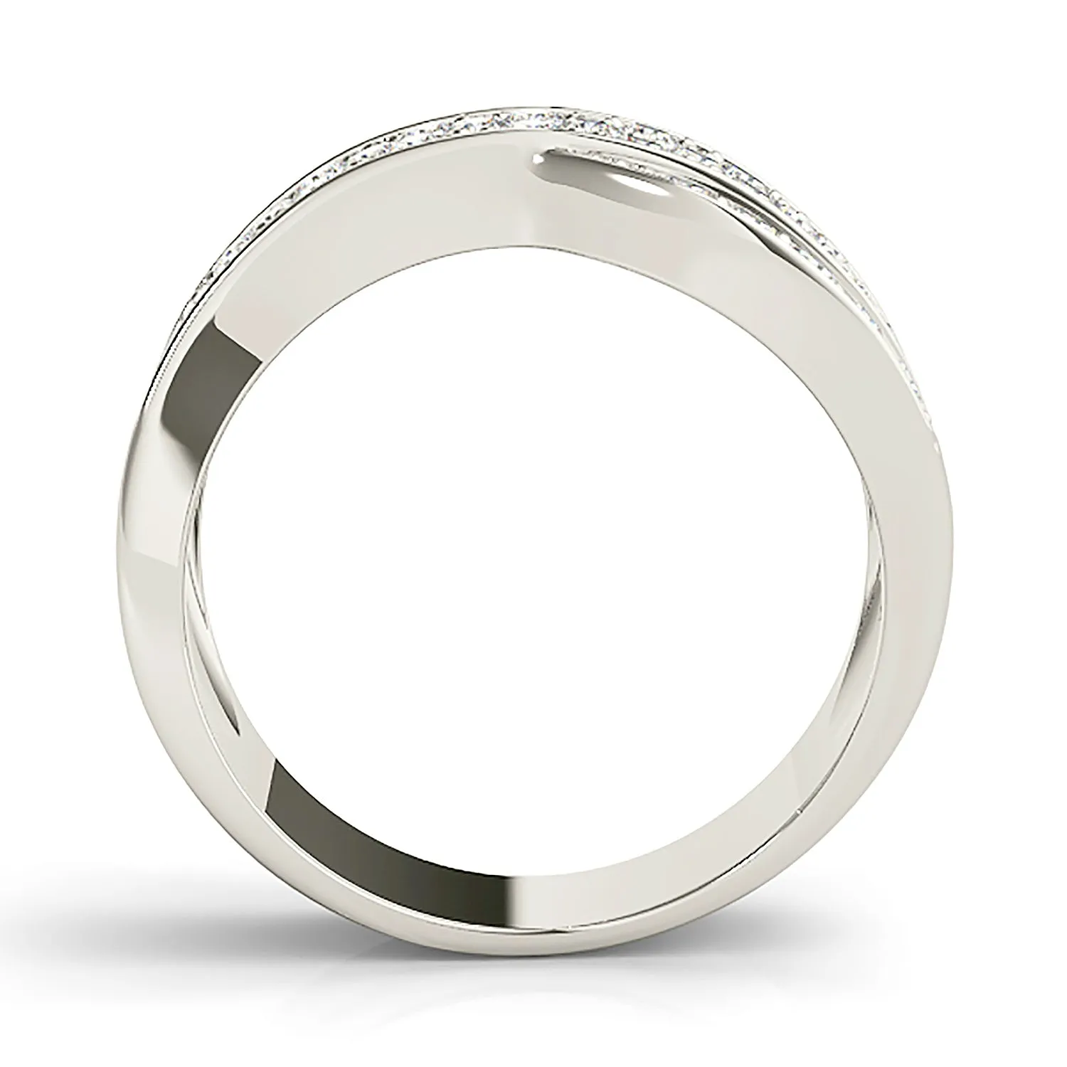 0.75 ctw Round Diamond Wide Anniversary Ring