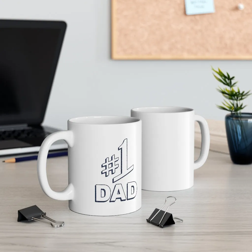 #1 Dad Coffee Mug