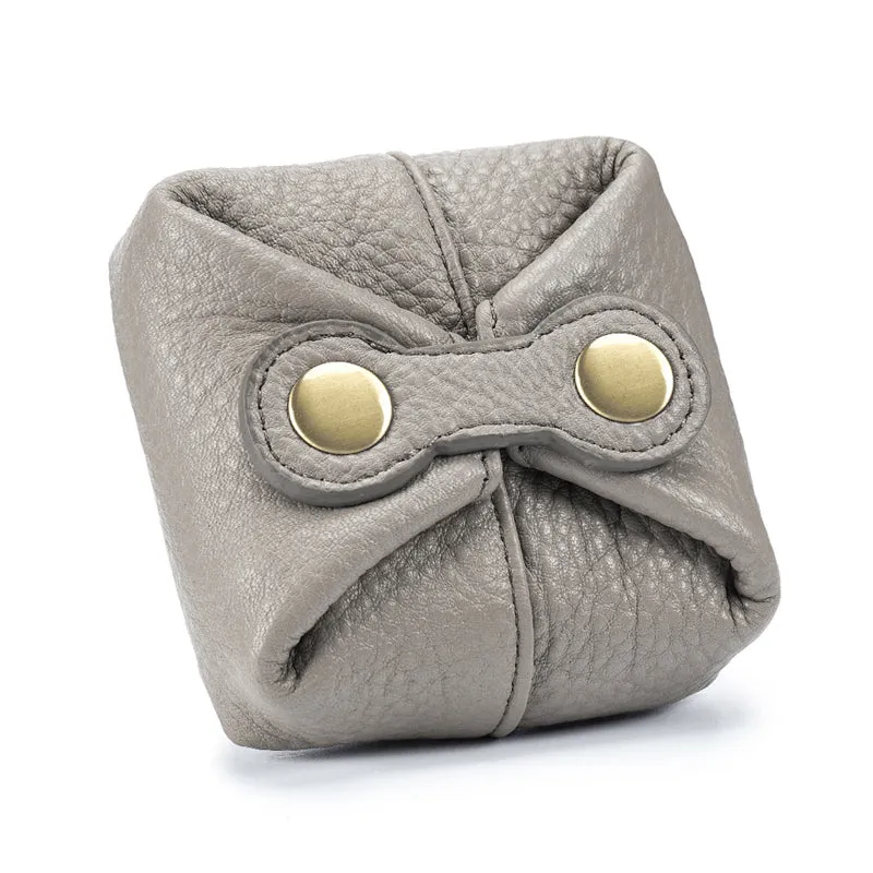 100% Leather Coin Pouch for Women
