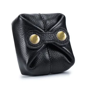 100% Leather Coin Pouch for Women