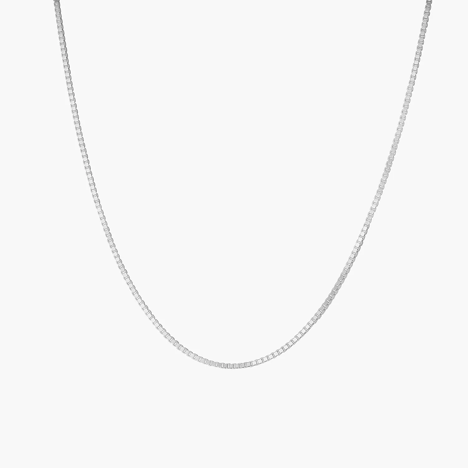 1.5mm Women's Box Chain Necklace