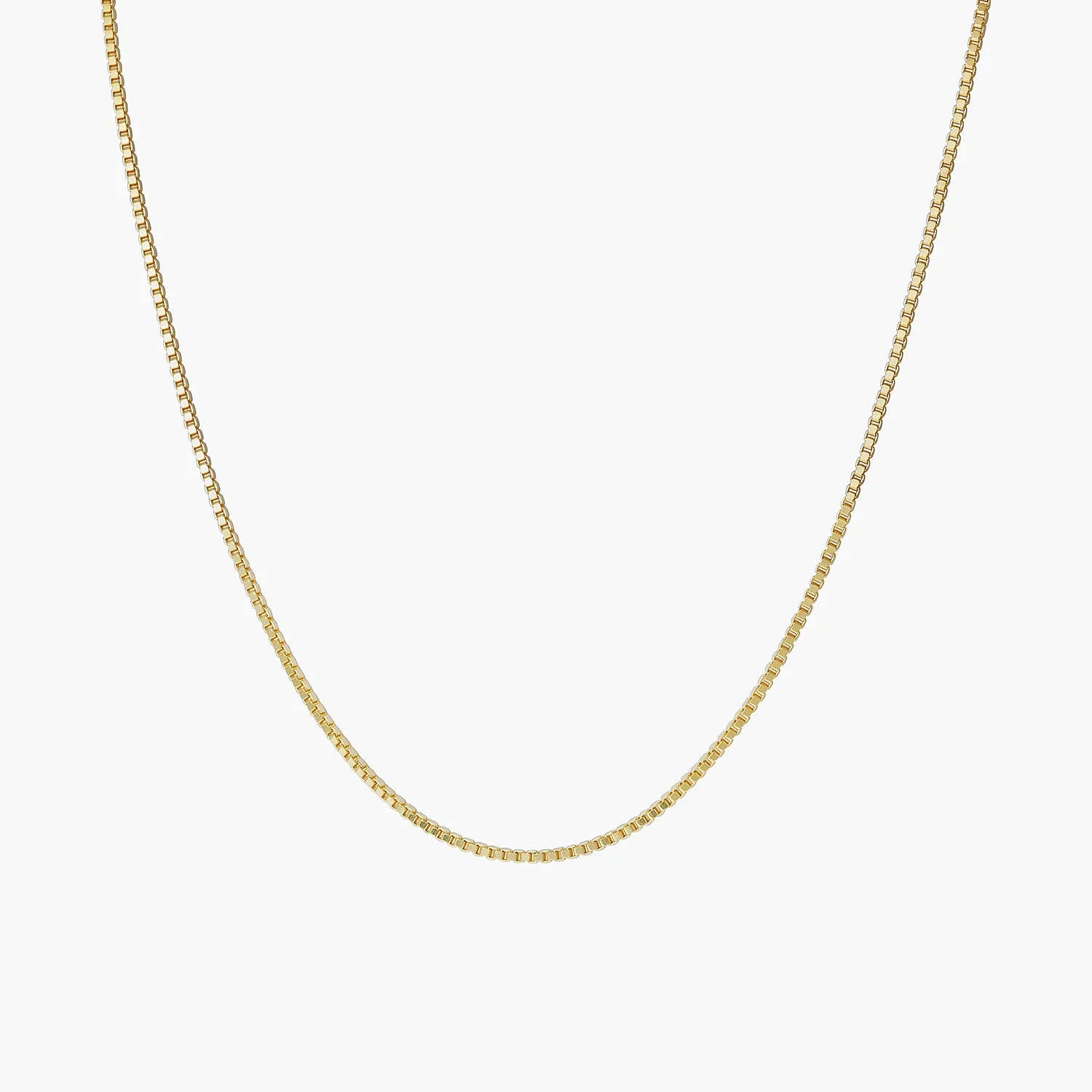 1.5mm Women's Box Chain Necklace