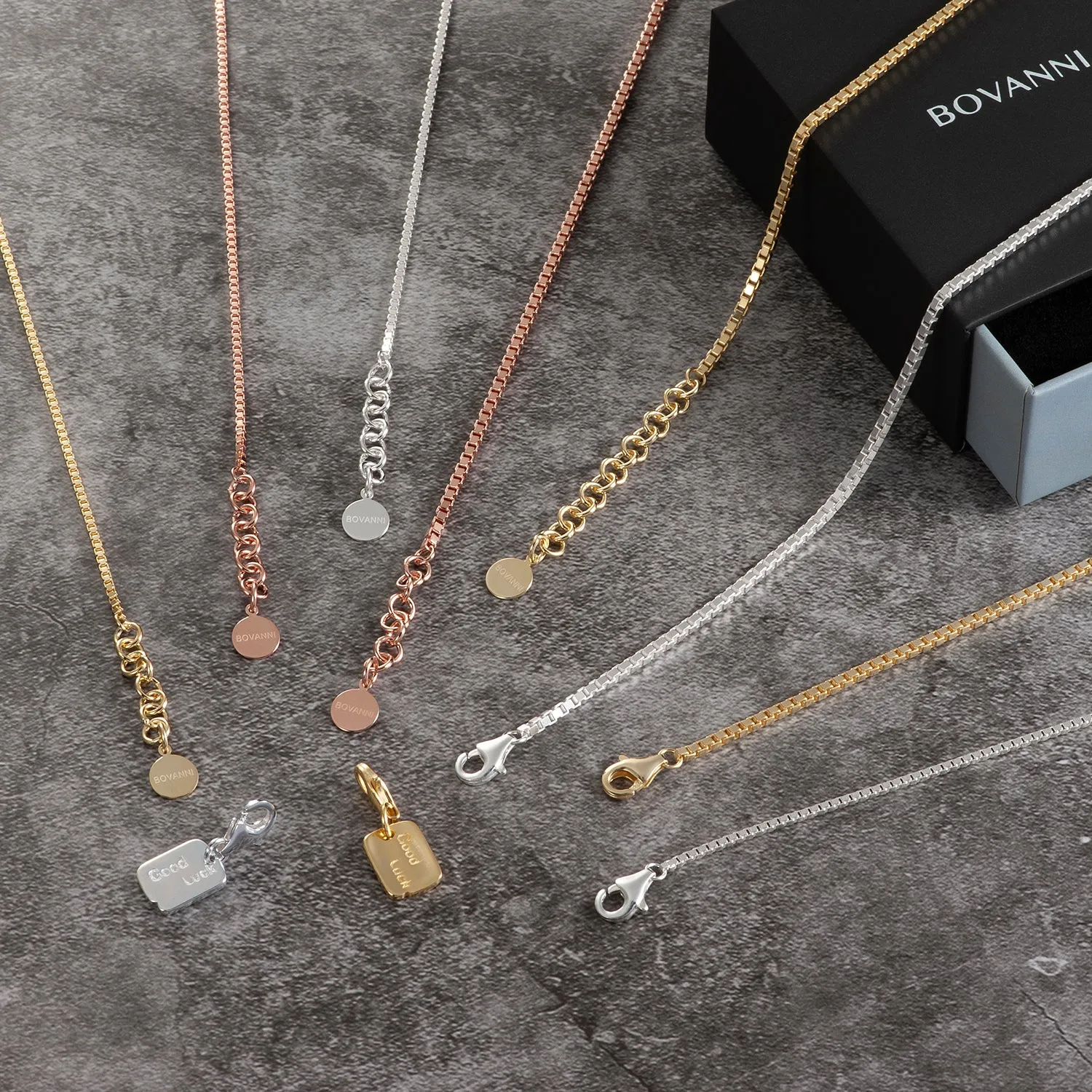 1.5mm Women's Box Chain Necklace