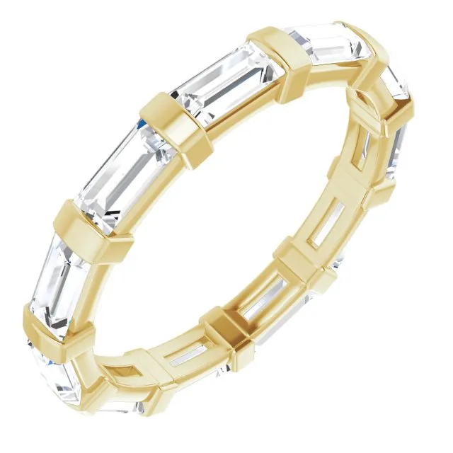 1.82 ct. Straight Baguette Diamond Eternity Band