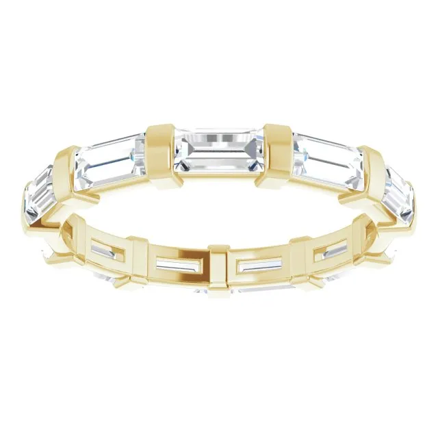 1.82 ct. Straight Baguette Diamond Eternity Band