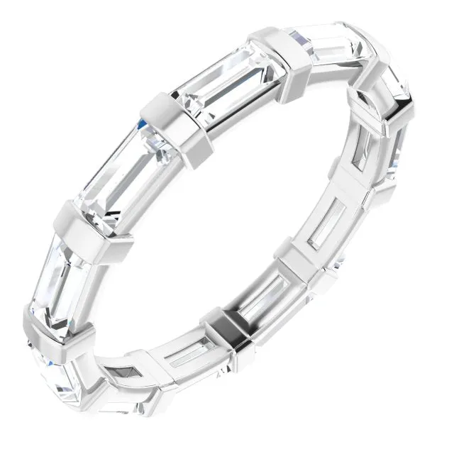 1.82 ct. Straight Baguette Diamond Eternity Band