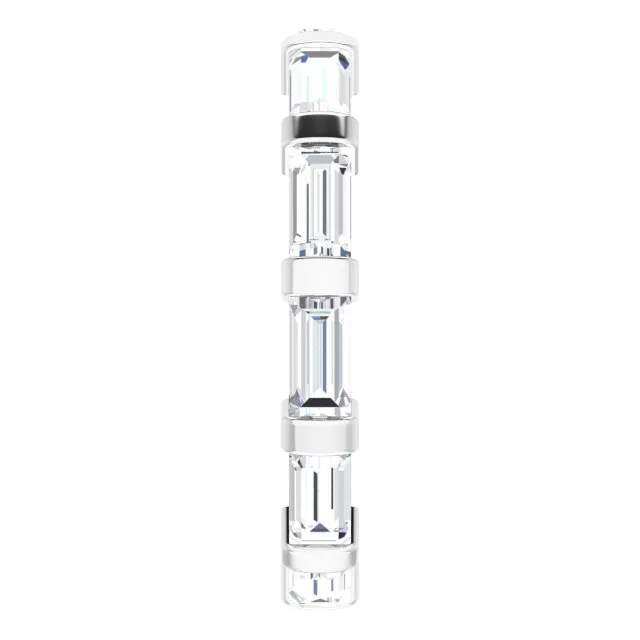 1.82 ct. Straight Baguette Diamond Eternity Band