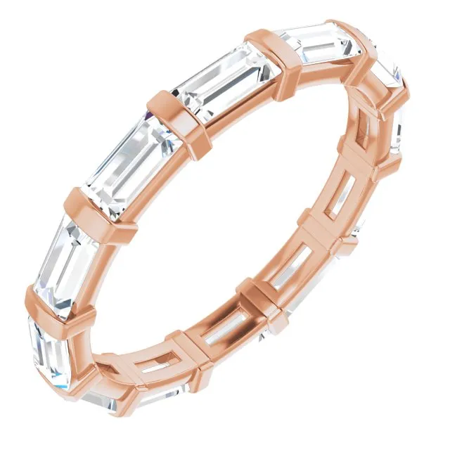 1.82 ct. Straight Baguette Diamond Eternity Band