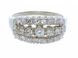 1950s 1.00ct Diamond Anniversary Band Ring