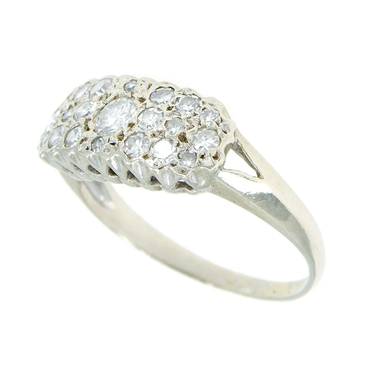 1950s 1.25ct Diamond Band Ring