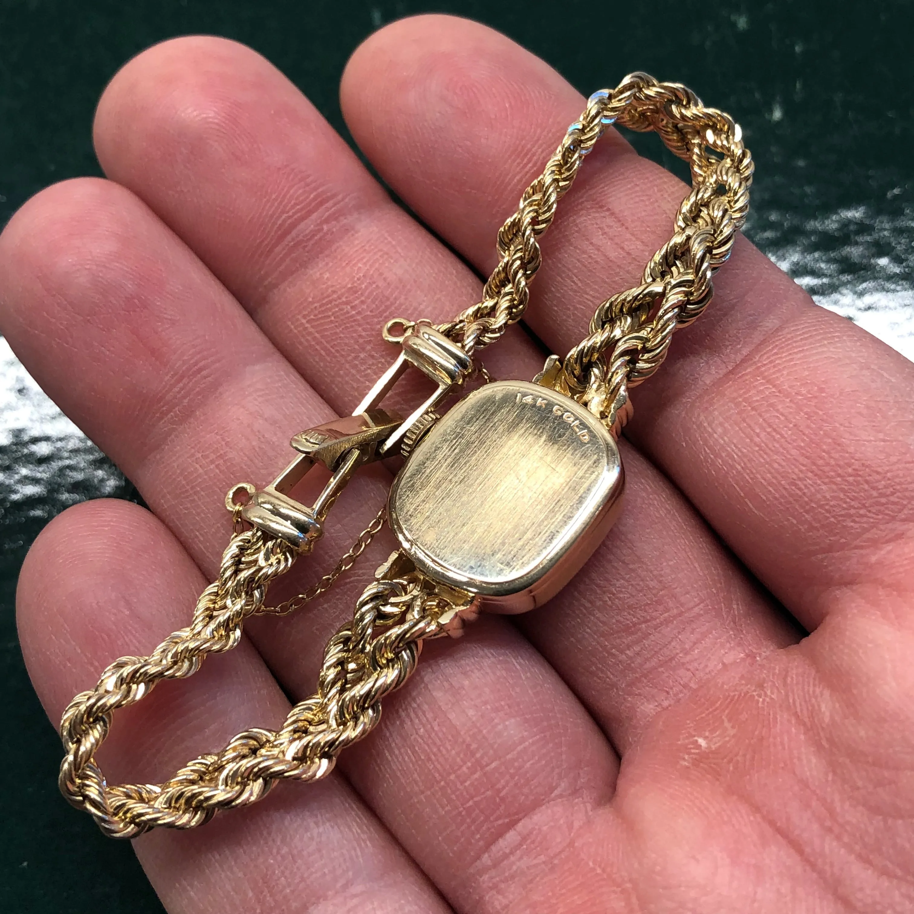 1954 Rolex Ladies Dress 8444 14K Yellow Gold Dress Cocktail Wristwatch
