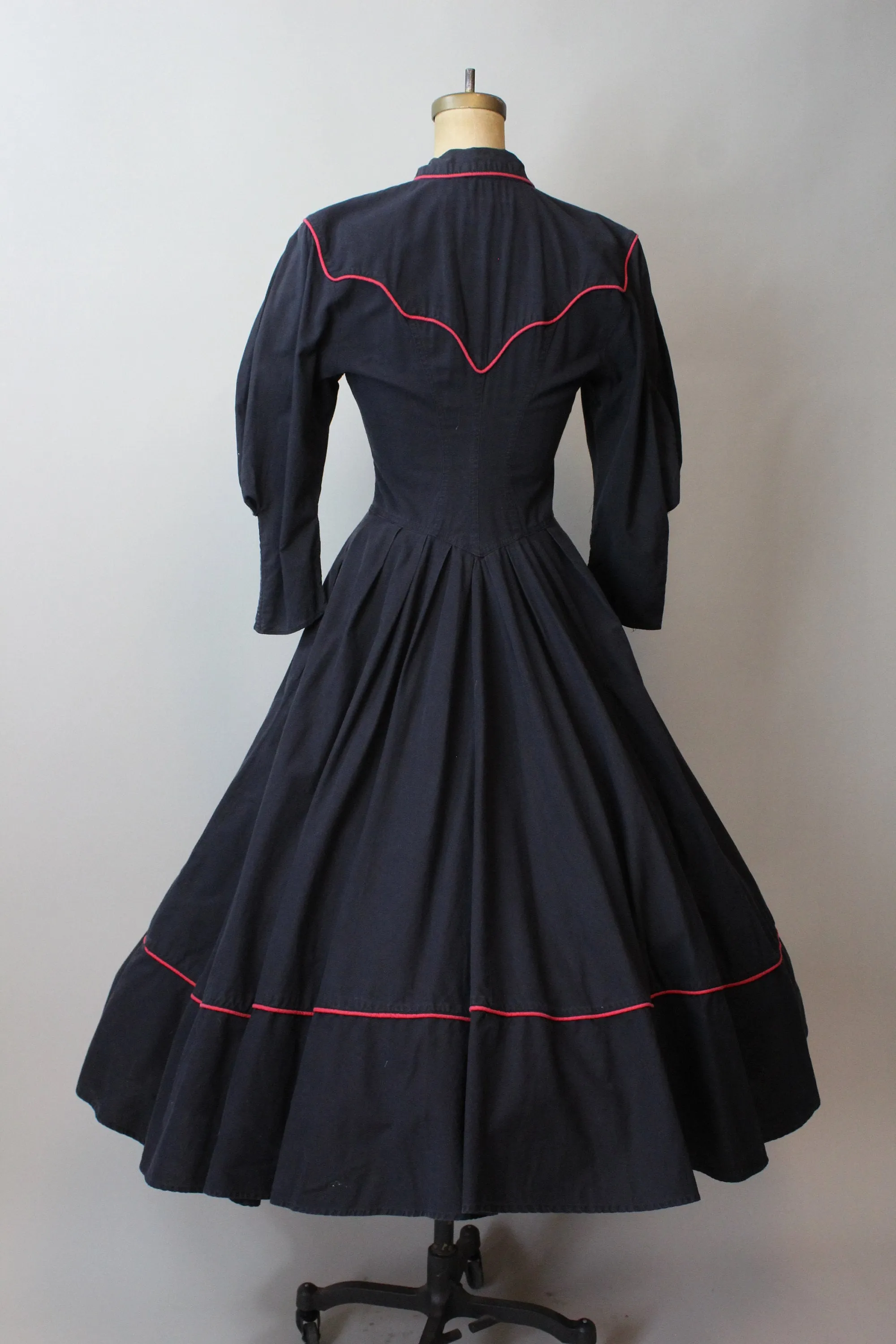 1980s KAREN ALEXANDER cowboy and lasso dress xs |  new fall