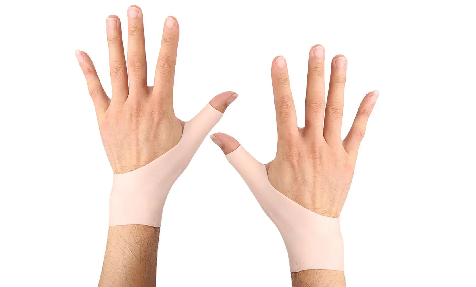2-Pairs: Wrist And Thumb Pain Relief Compression Stabilizer Support Braces