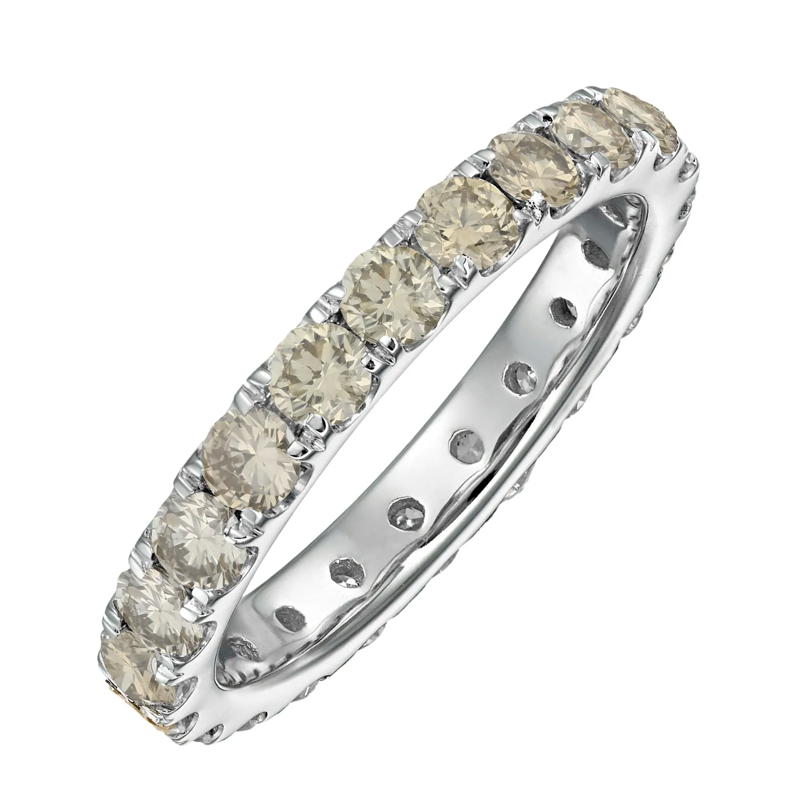 3 cttw Champagne Diamond Eternity Band