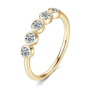 3mm Round Diamond Wedding Band in Bezel Setting