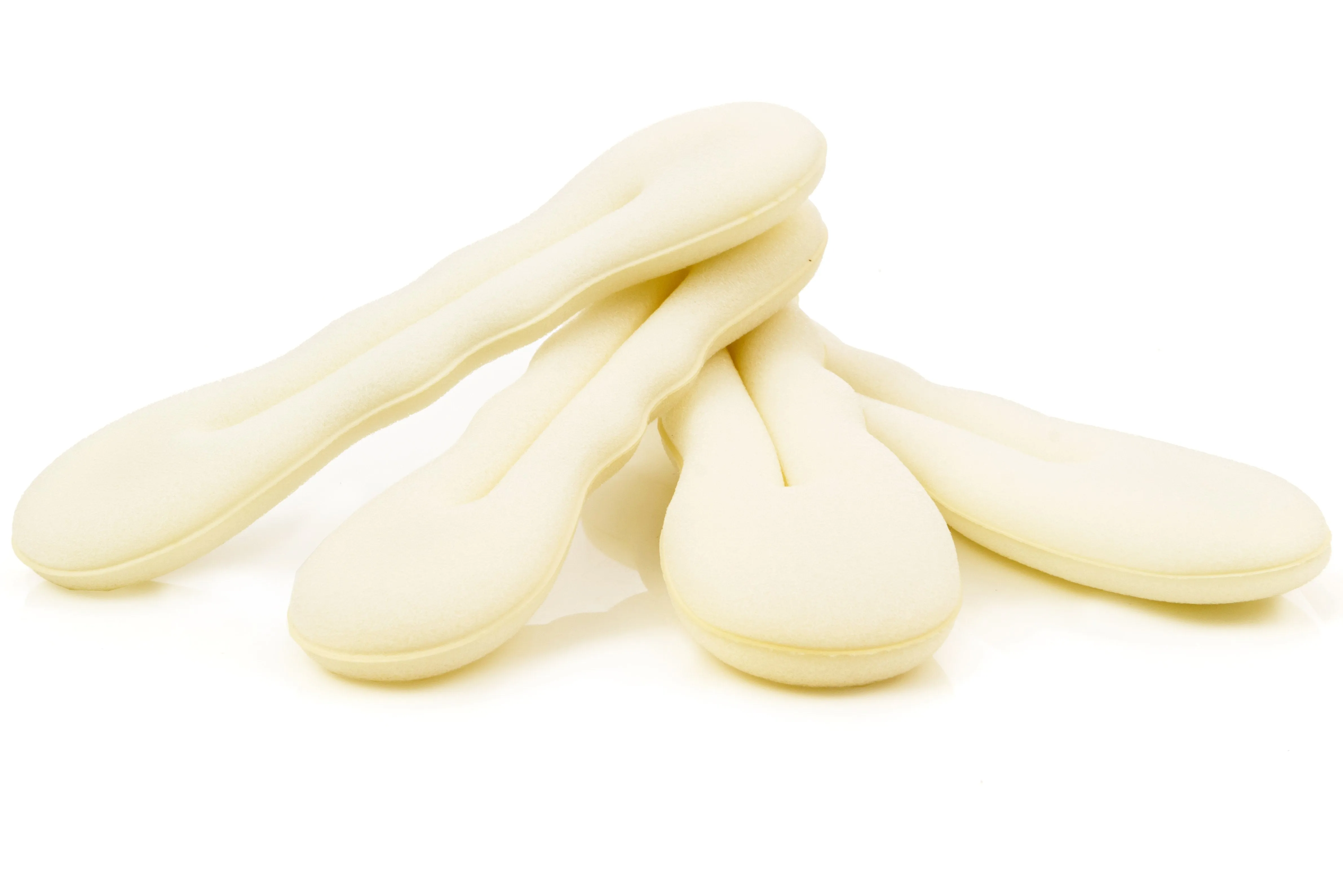 4 Pieces Beige Blonde Magic Hair Bun Maker Foam Sponge Bun Twist Shaper