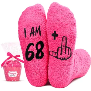 69th Birthday Gifts for Women, Best Gifts for 69 Year Old Woman, 69 Year Old Gifts, Socks for Her Female