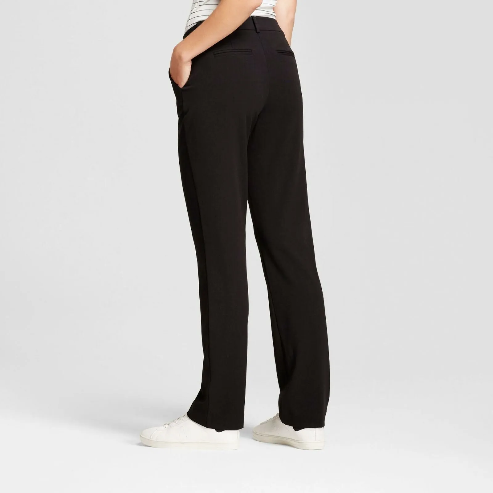 A New Day Women's Straight Leg Bi Stretch Twill Pants