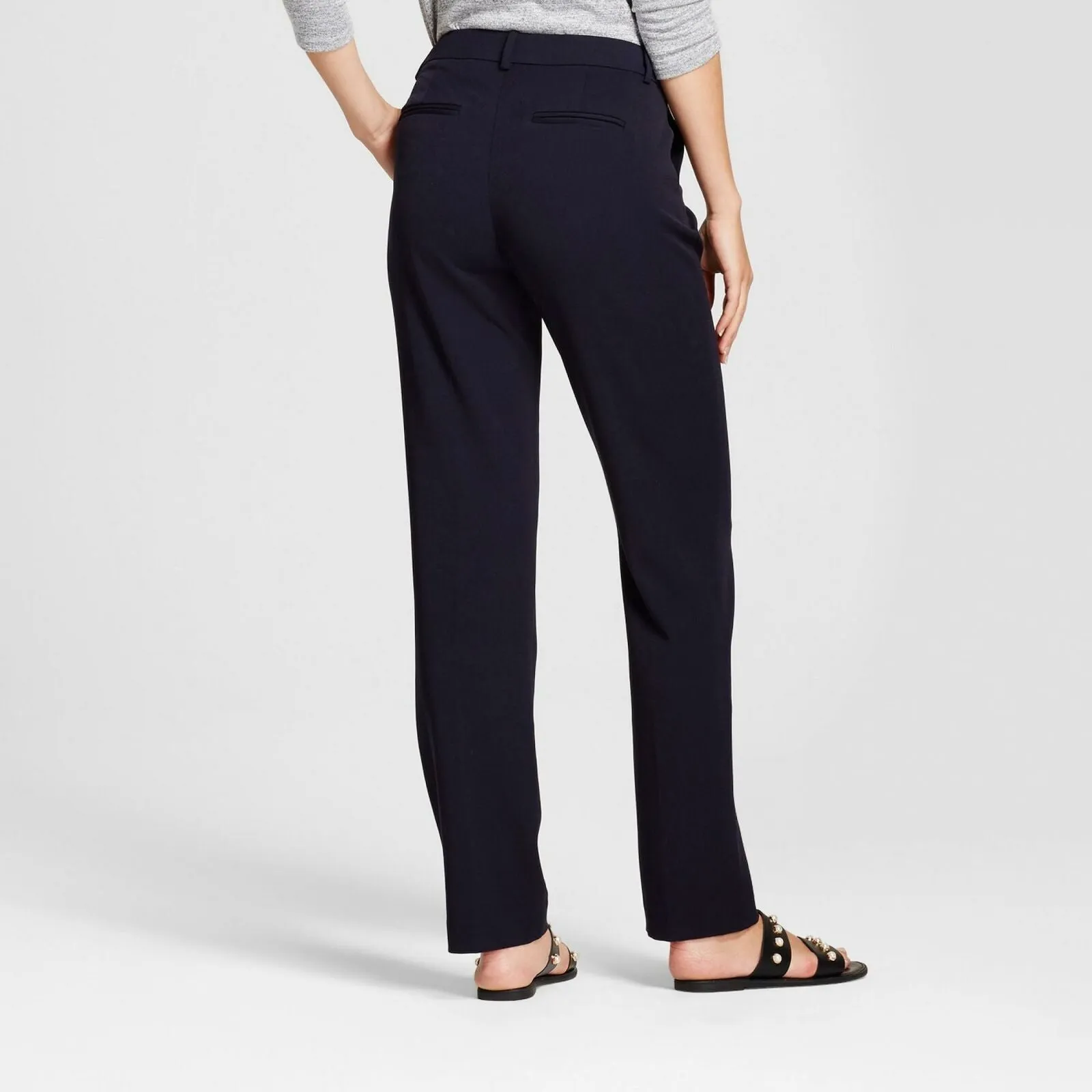 A New Day Women's Straight Leg Bi Stretch Twill Pants
