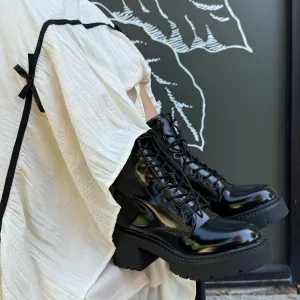 Abbey Road Platform Combat Boots-FINAL SALE