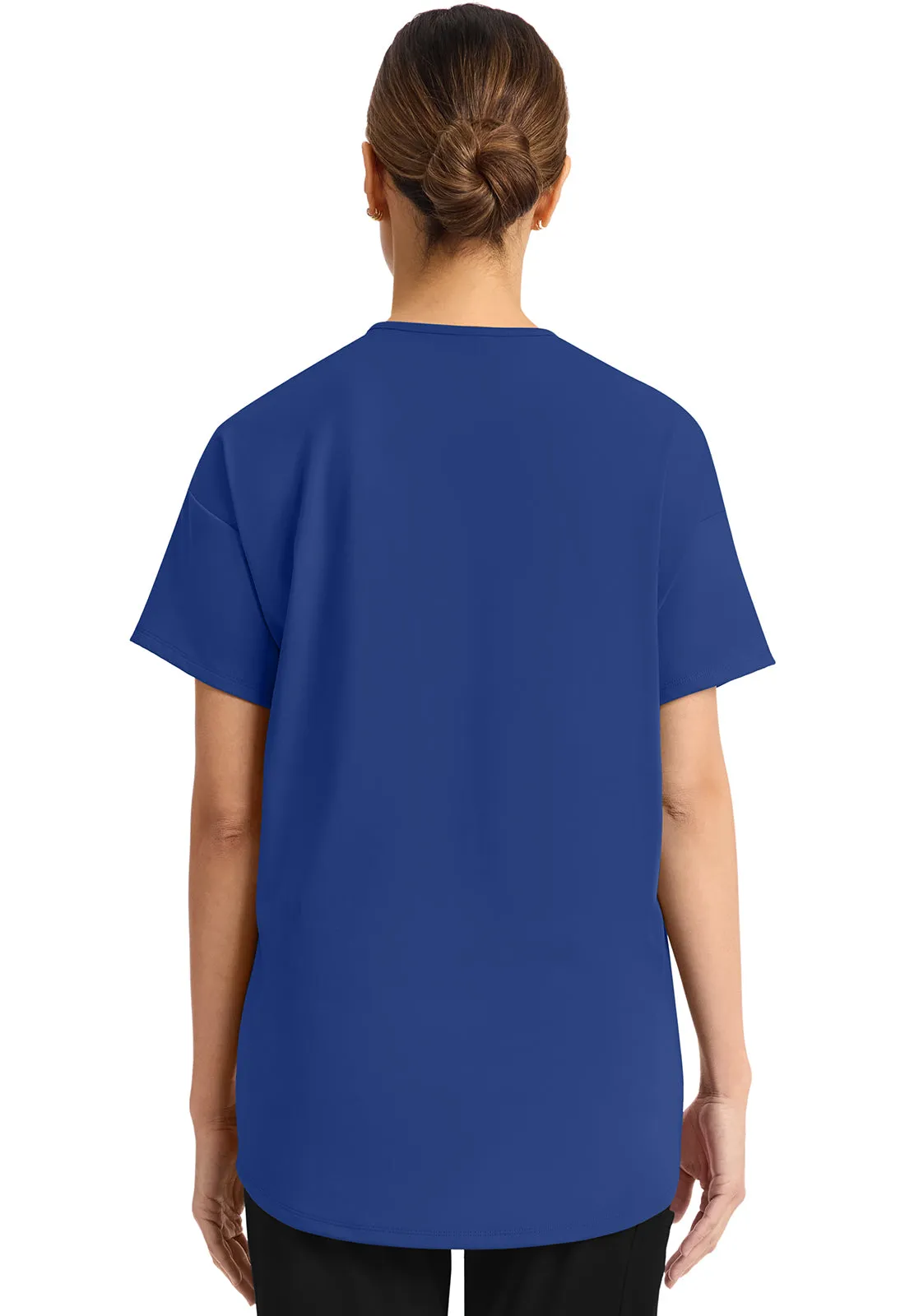 Achieve CK863 Women's 3 Pocket V-Neck Tunic Royal