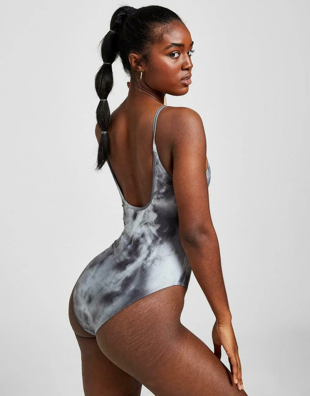 Adidas Originals Ladies Strappy Tie-Dye Swimsuit