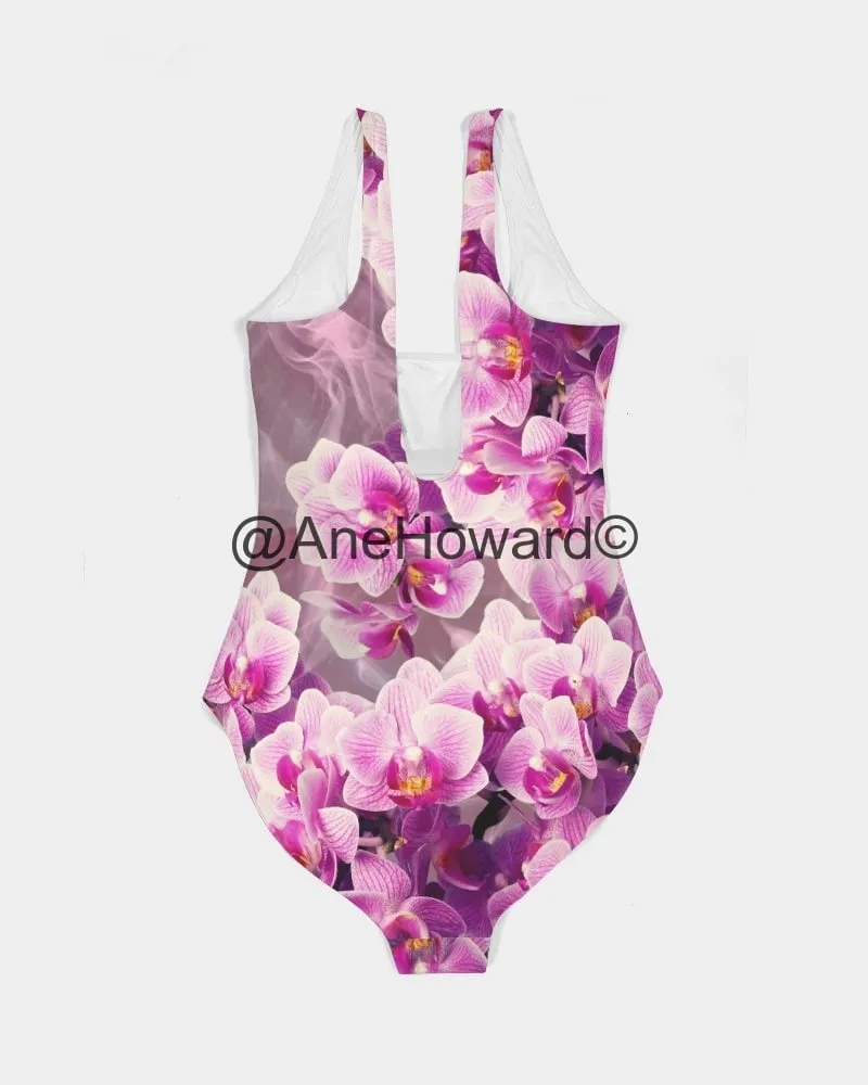 Aloha Pink Smoke Women's One-Piece Swimsuit
