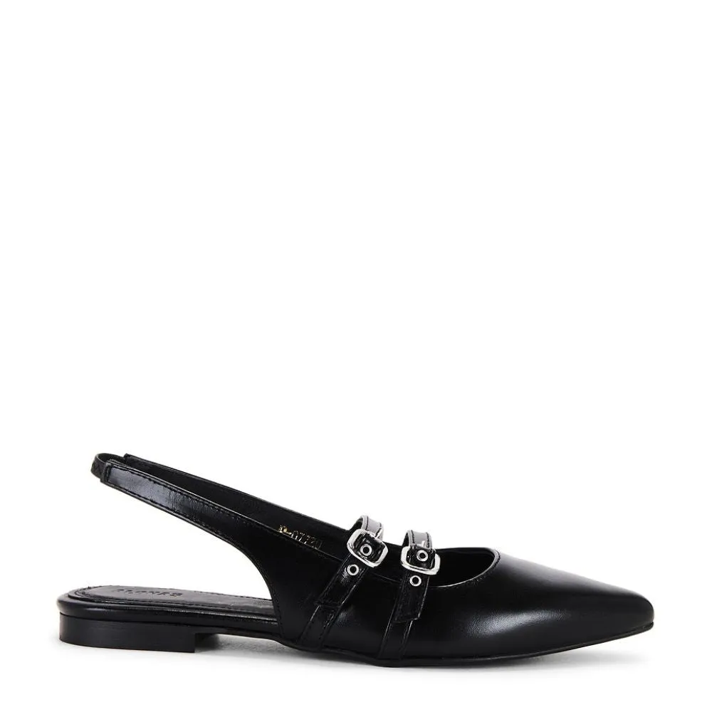 Alohas Women's Wren Leather Pumps in Black