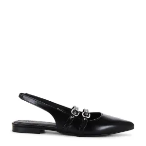 Alohas Women's Wren Leather Pumps in Black