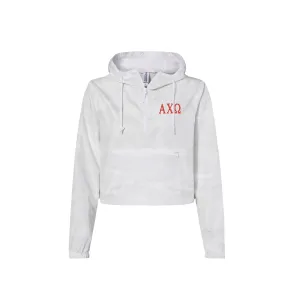 Alpha Chi Omega Crop Windbreaker