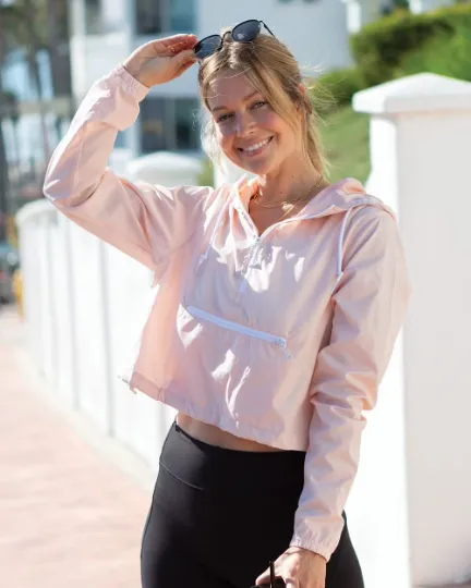 Alpha Epsilon Phi Crop Windbreaker