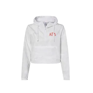 Alpha Gamma Delta Crop Windbreaker