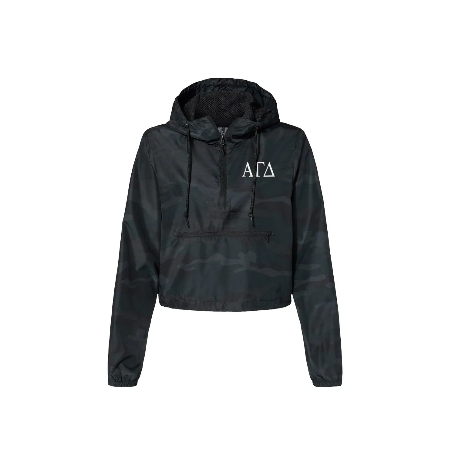 Alpha Gamma Delta Crop Windbreaker