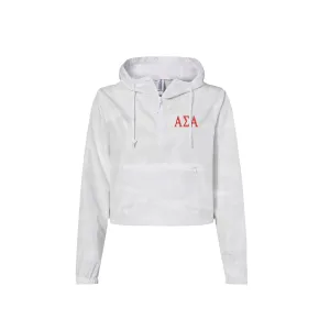 Alpha Sigma Alpha Crop Windbreaker