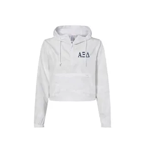 Alpha Xi Delta Crop Windbreaker