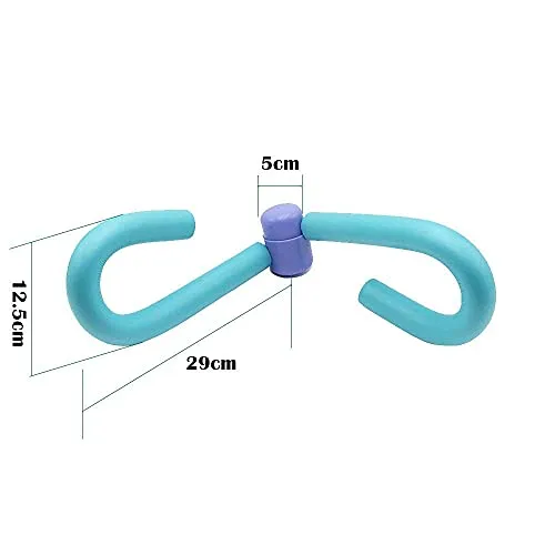 Alphabet1 Latest Men's and Women's Soft Foam PVC Thigh Trimmer Equipment and Yoga Ring Leg Muscle Training Machine Home or Travel Workout Best Leg Trainer for Waist Thigh Hips Arms (Multicolour)