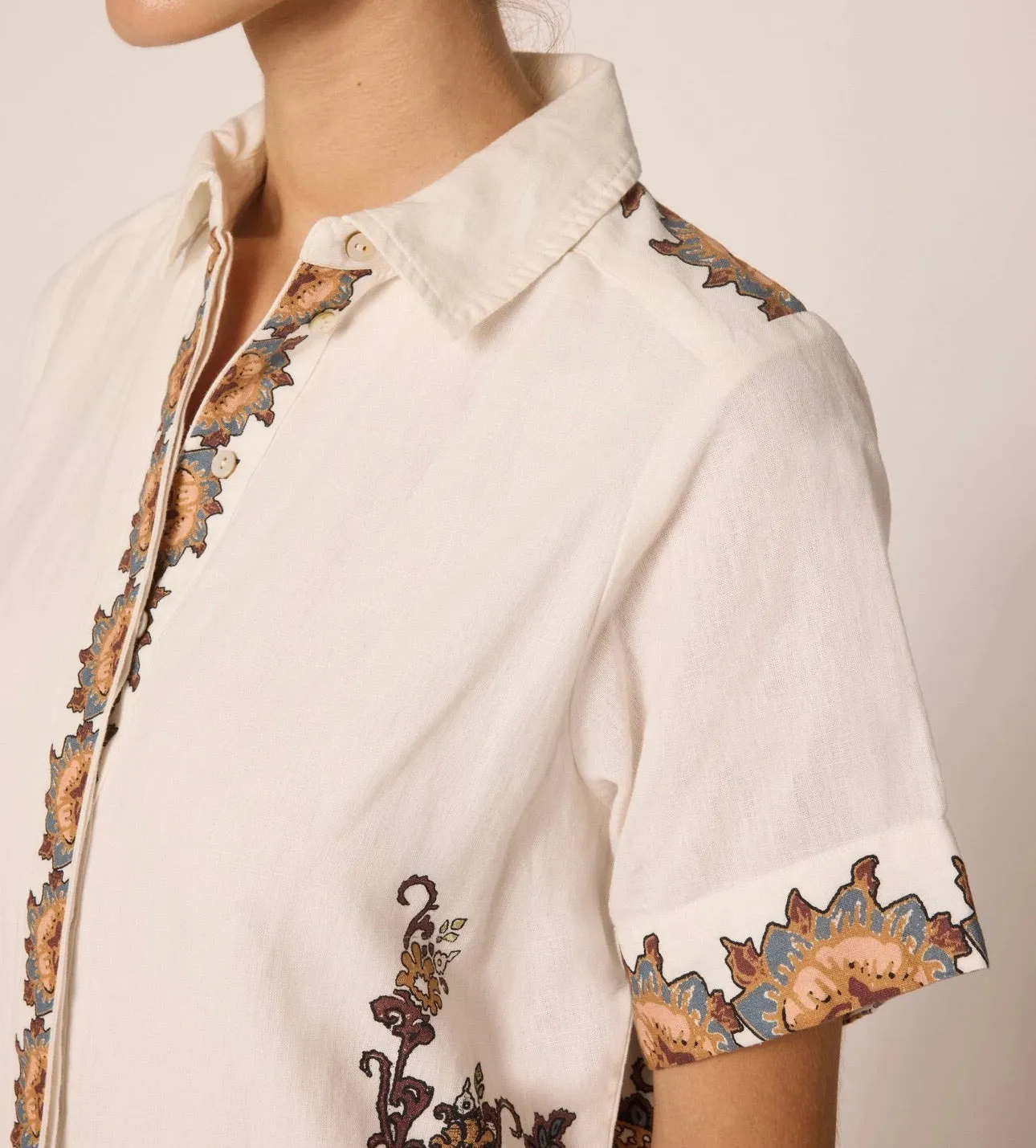 Anahita Mini Dress in Veneto Paisley
