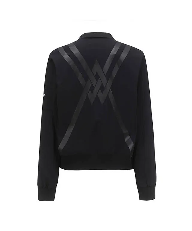 ANEW Golf: Woman Signature Tricot Set Up Jacket -Black