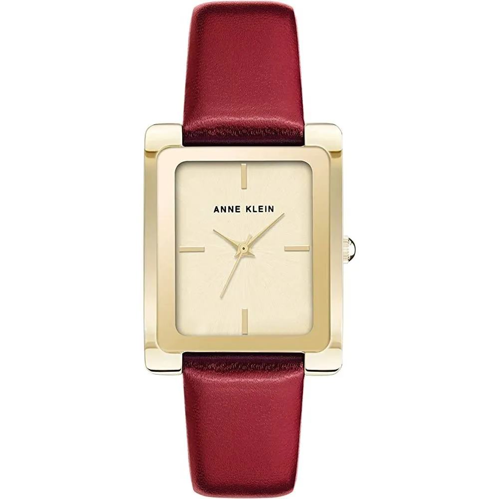 Anne Klein Women's Leather Strap Watch | Multiple Colors