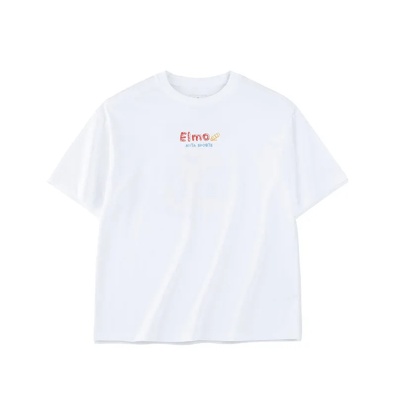 ANTA Women's IP Sesame Street Lifestyle SS Tee Shirt