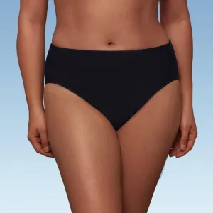 Aqua Green Womens UPF 50 Mid-Rise Bikini Briefs 868061R-1