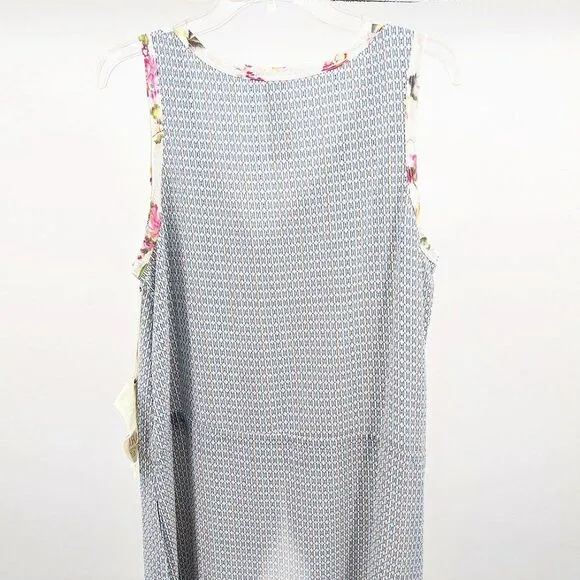 Aratta Women's Sleeveless Floral V Neck Long Maxi Dress Size Medium