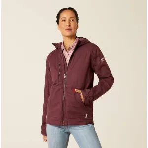 Ariat Women's Flame Resistant DuraLight Cordura Canvas Jacket Grape - 10052836
