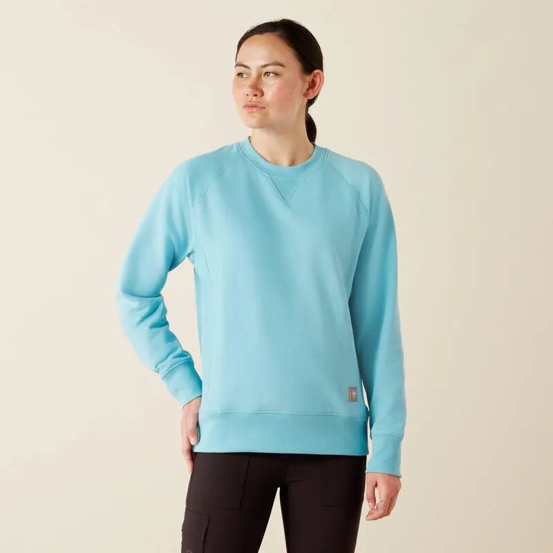Ariat Women's Rebar Workman Washed Fleece Sweatshirt