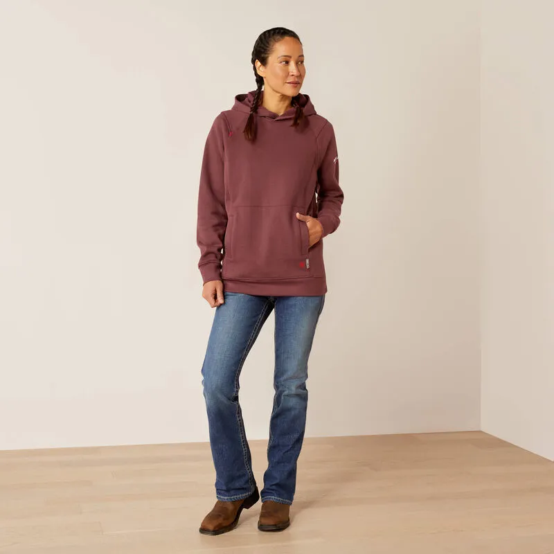 Ariat Women's Rev Flame Resistant Pullover Hoodie Grape - 10052835
