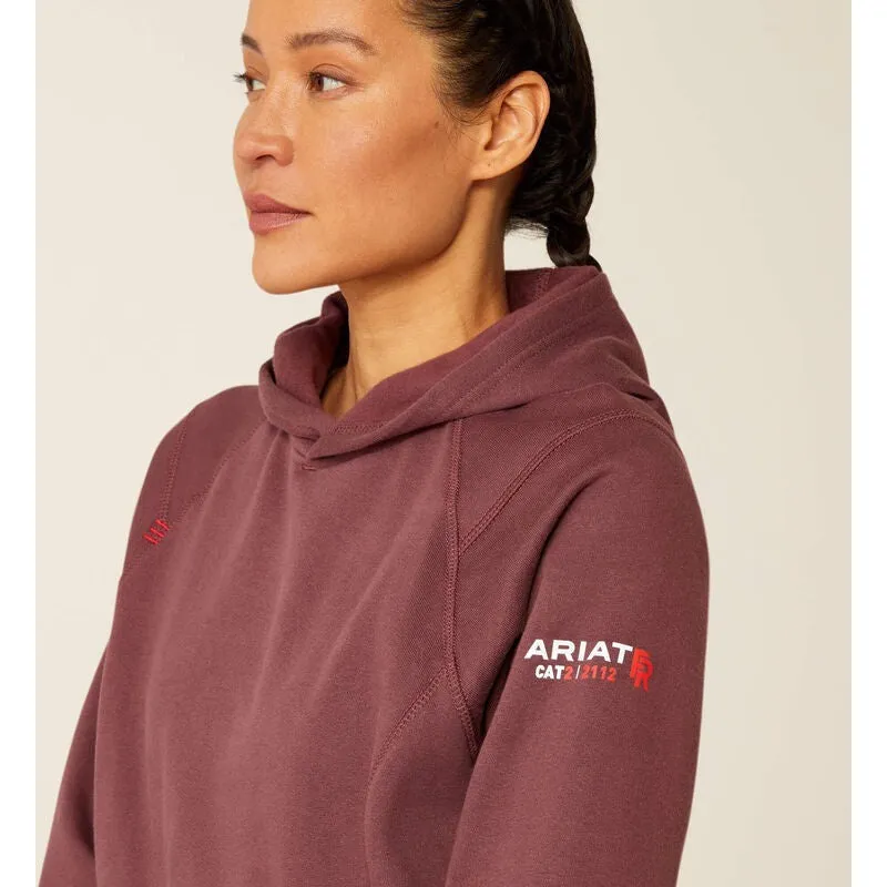 Ariat Women's Rev Flame Resistant Pullover Hoodie Grape - 10052835