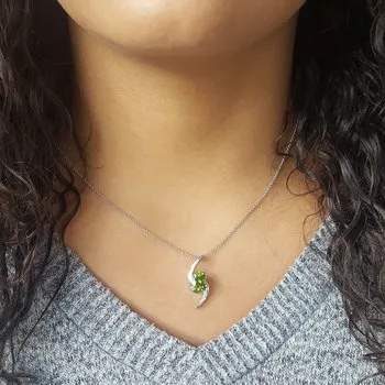 Arizona Peridot Whirlpool Pendant