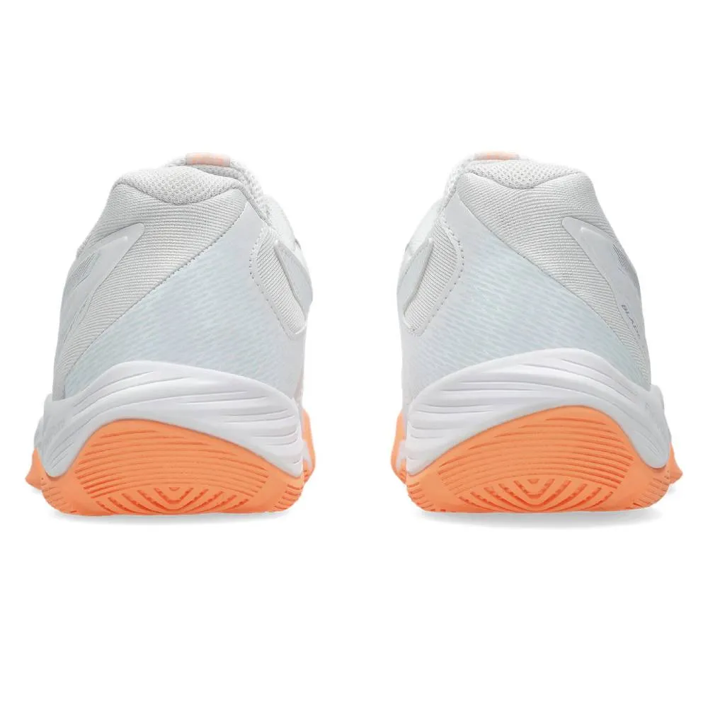 Asics Gel Blade FF Women's Indoor Court Shoe (White/Grey Blue)